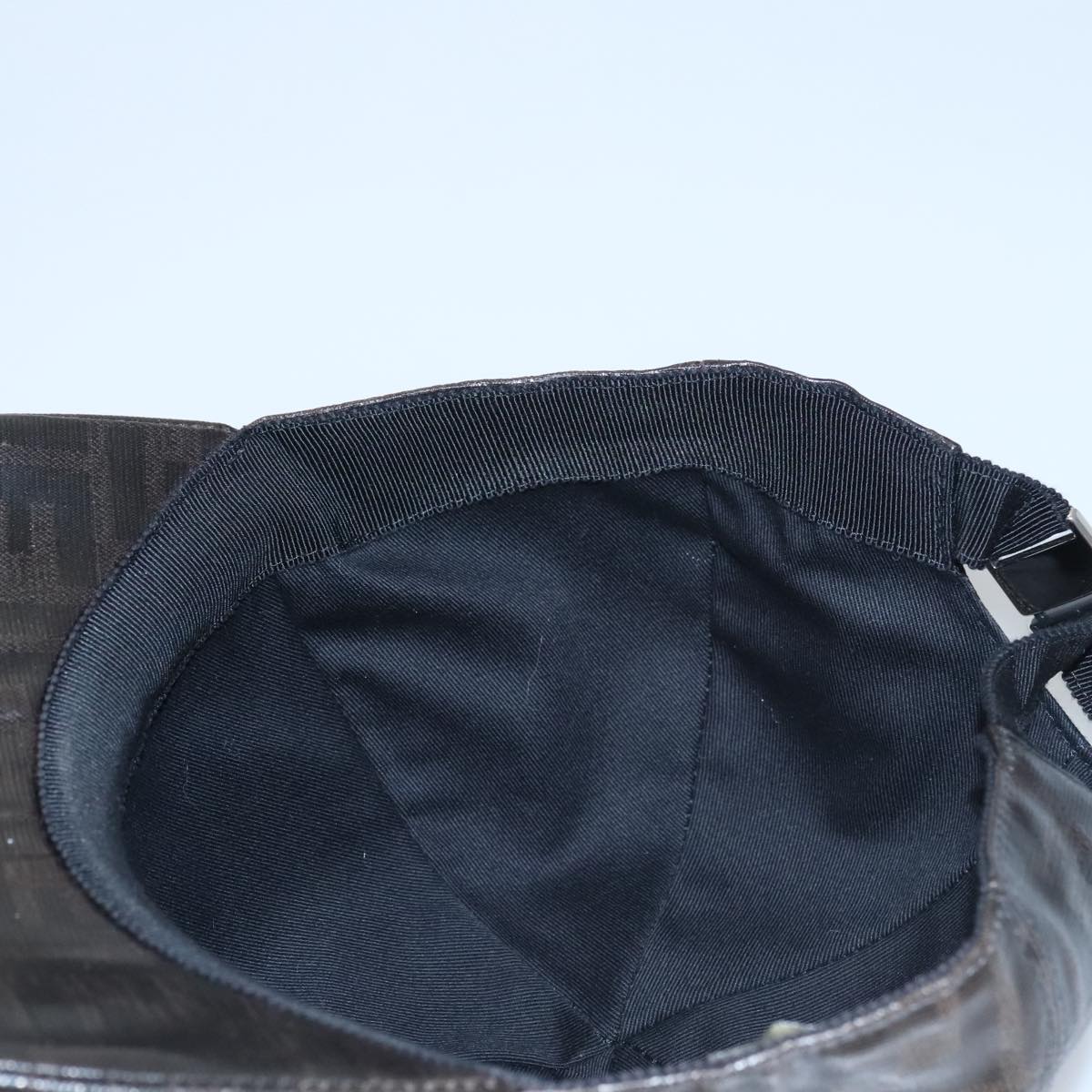 FENDI Zucca Canvas Cap Black Brown Auth am7434 | eBay display picture 1