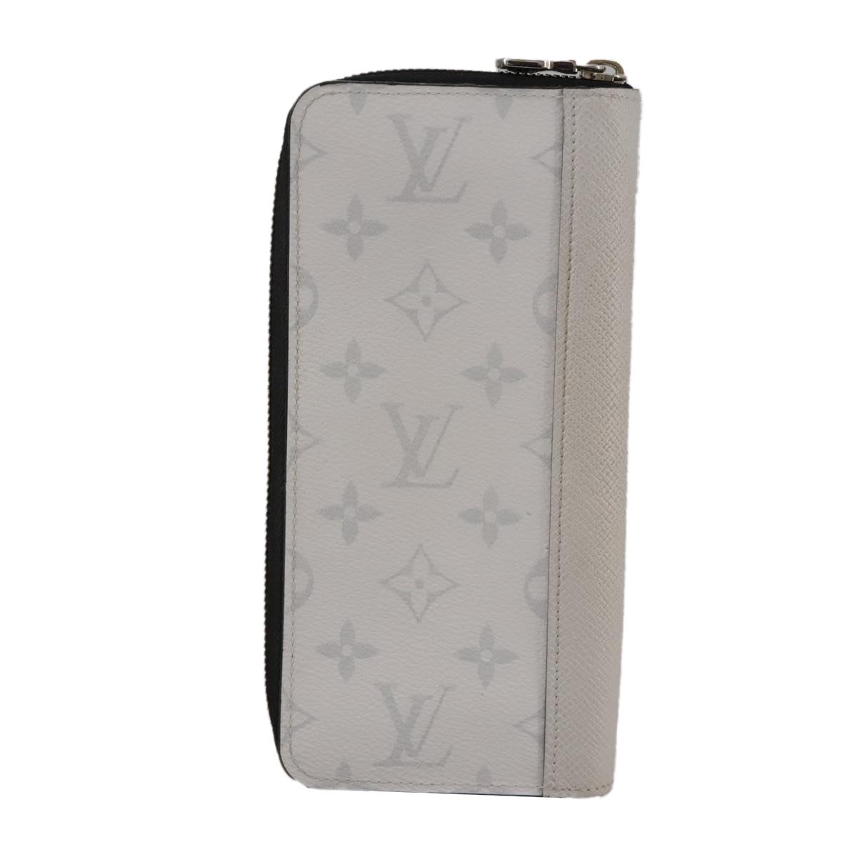 LOUIS VUITTON Taigalama Zippy Wallet Vertical Wallet White
