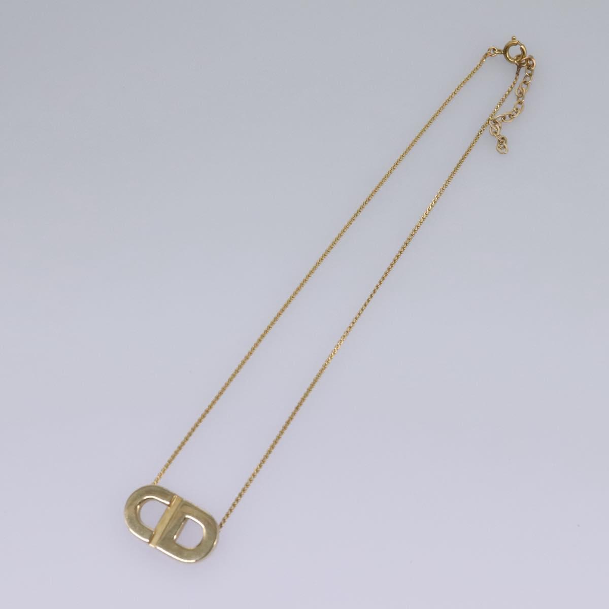 Christian Dior Necklace metal Gold Auth am7764 | eBay