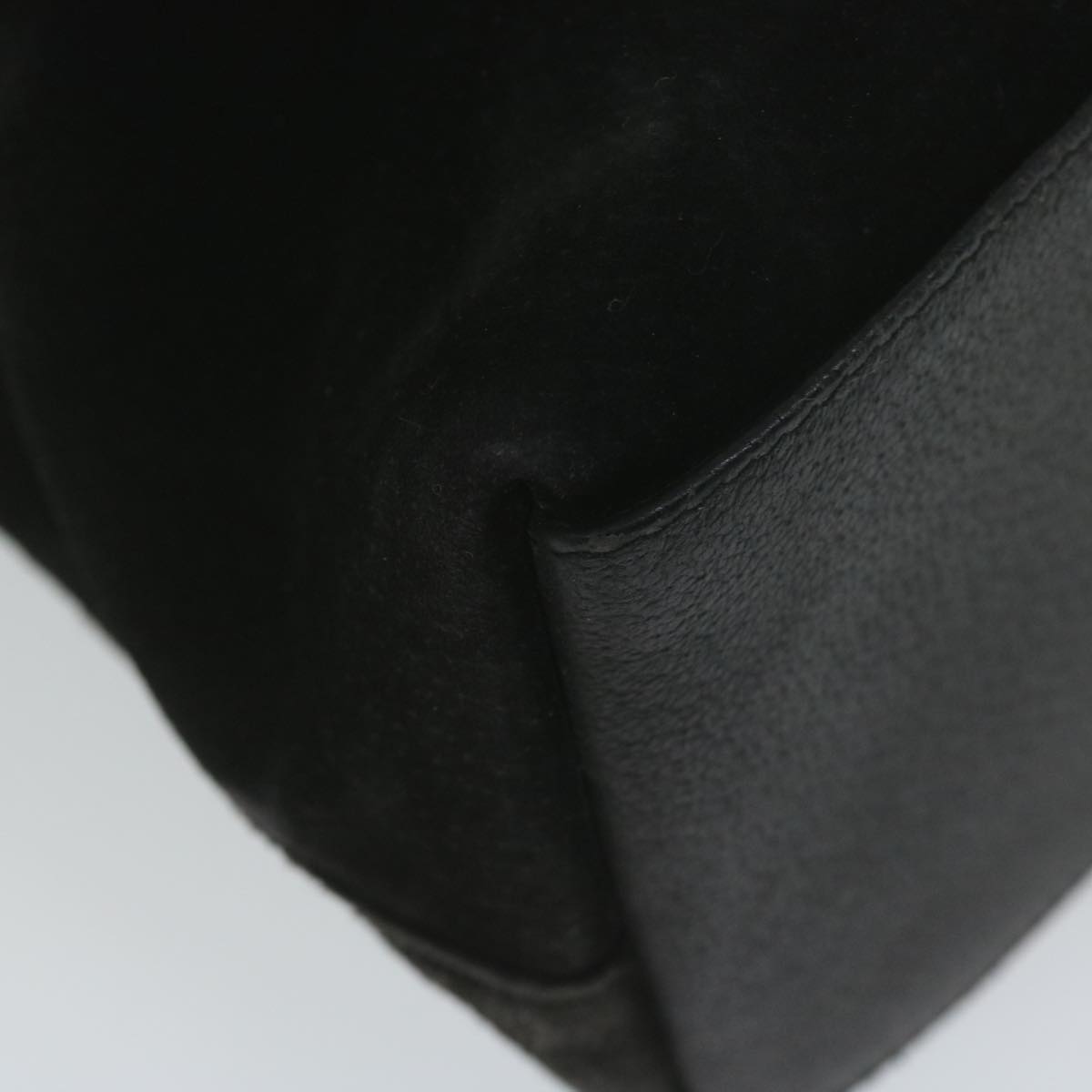 新品タグ付き　kumeクメネイビー ベスト　sサイズ GUCCI Bamboo Hand Bag Suede Black 002.2122.0506 Auth ar11121