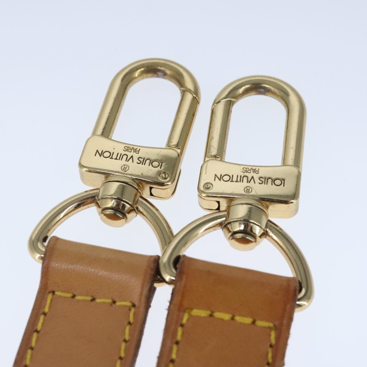 ♪☆Louis Vuitton ベルト ベージュ レザー ♪ LOUIS VUITTON Adjustable Shoulder Strap Leather 35.8