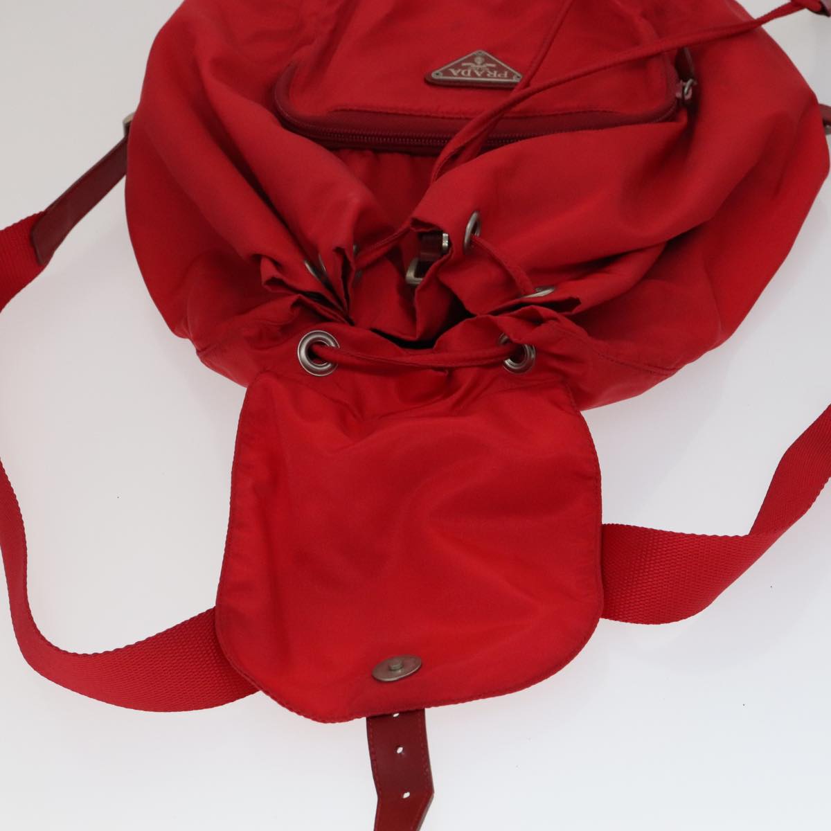 PRADA Backpack Nylon Red Auth ar13087 | eBay display picture 1
