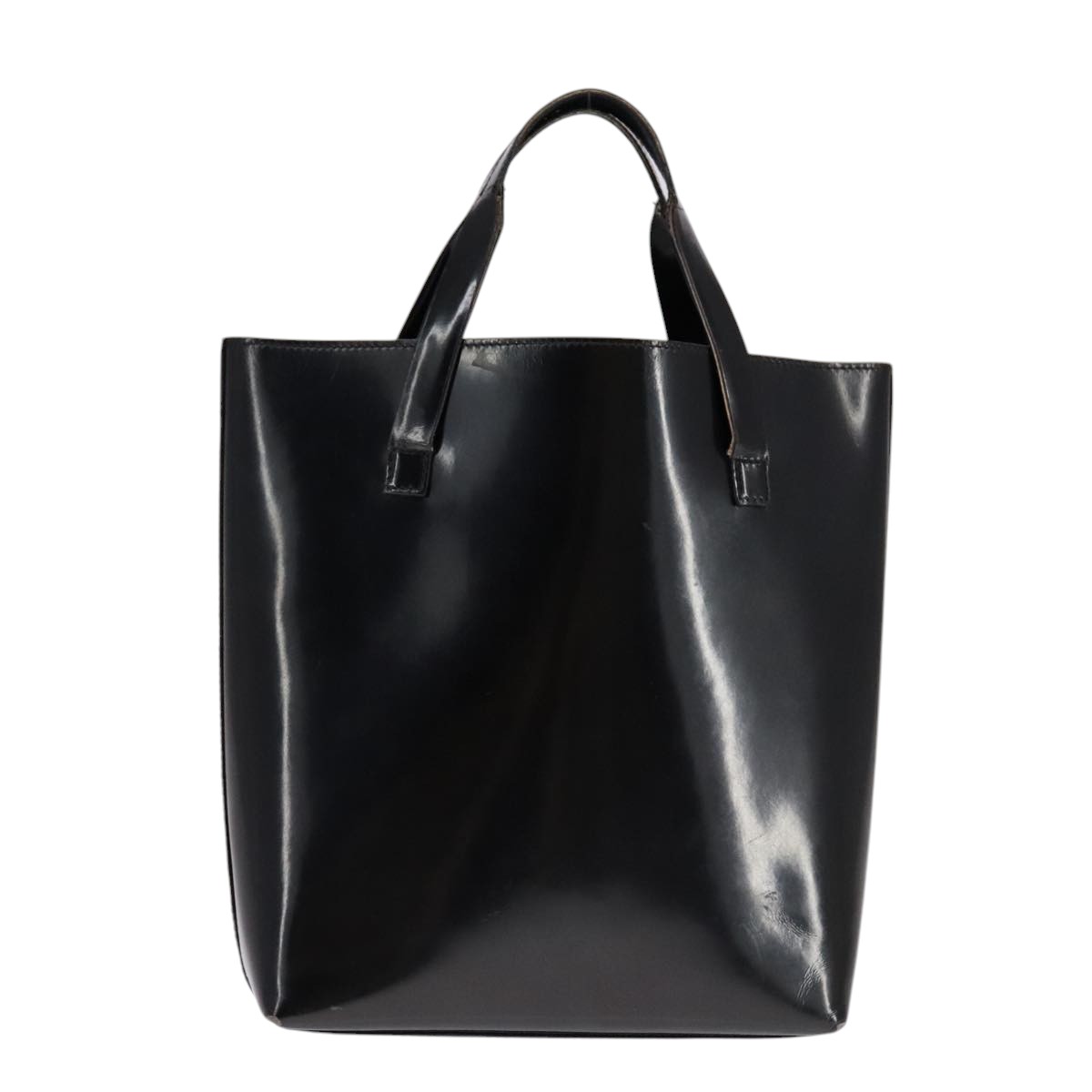 GUCCI Hand Bag Patent leather Black 000 2058 0558 0 Auth