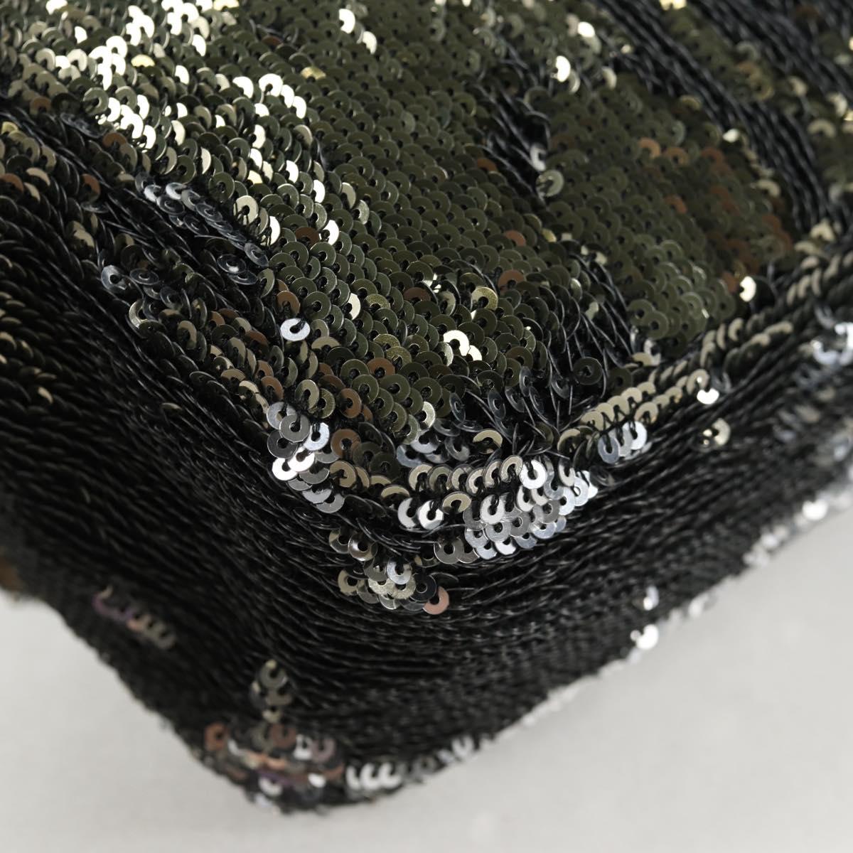 CHANEL 2017 Cruise Coco Cuba Chain Shoulder Bag Sequin Green CC