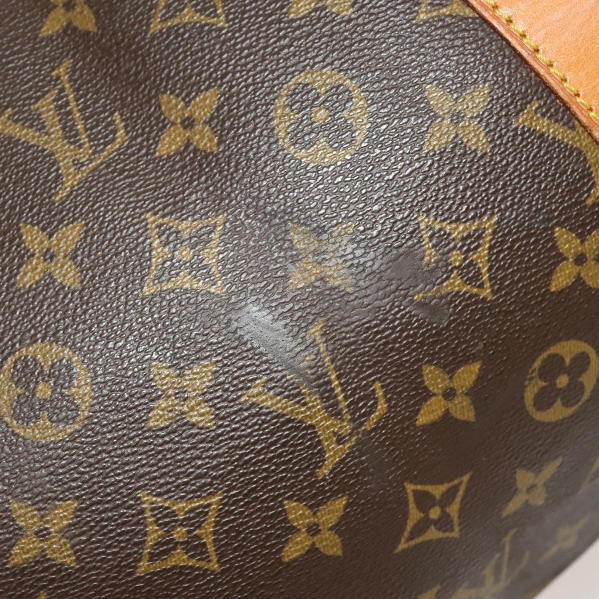LOUIS VUITTON Monogram Keepall 55 Boston Bag M41424 LV Auth