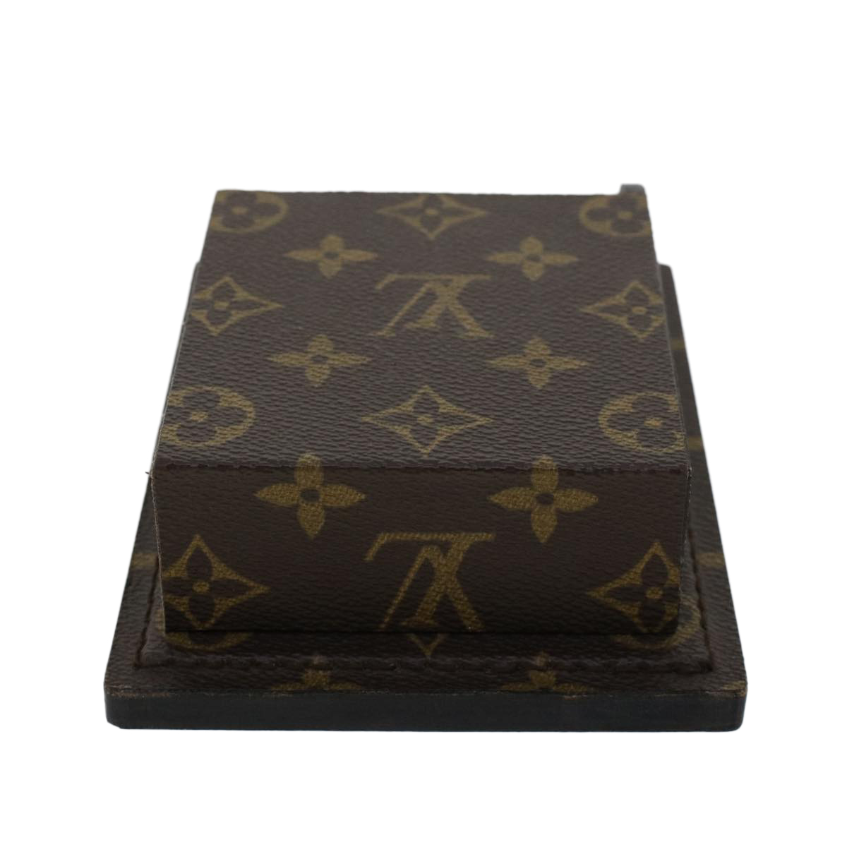 LOUIS VUITTON Monogram Notepad Holder Paper Weight LV Auth LOUIS VUITTON Monogram Notepad Holder Paper Weight LV Auth