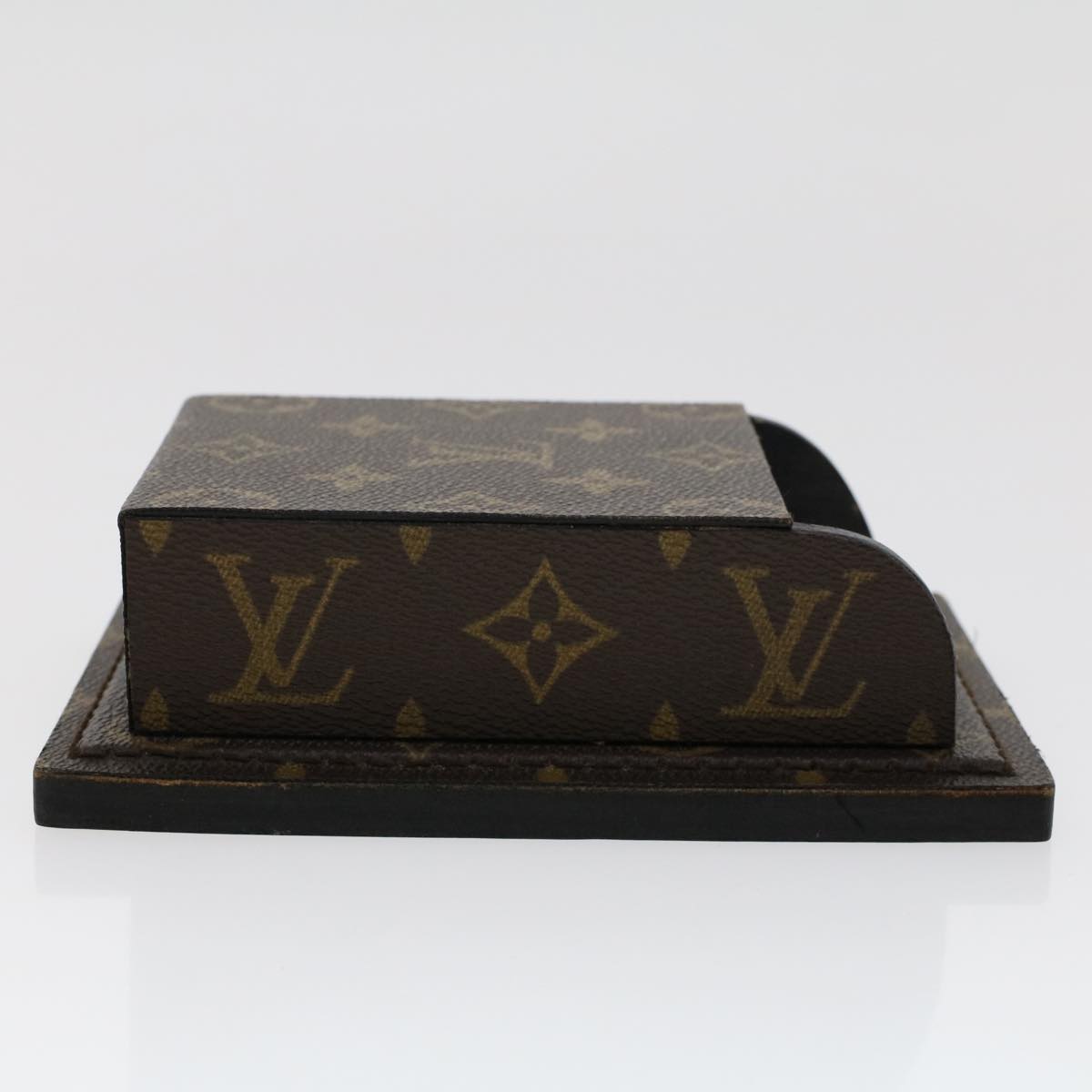 LOUIS VUITTON Monogram Notepad Holder Paper Weight LV Auth