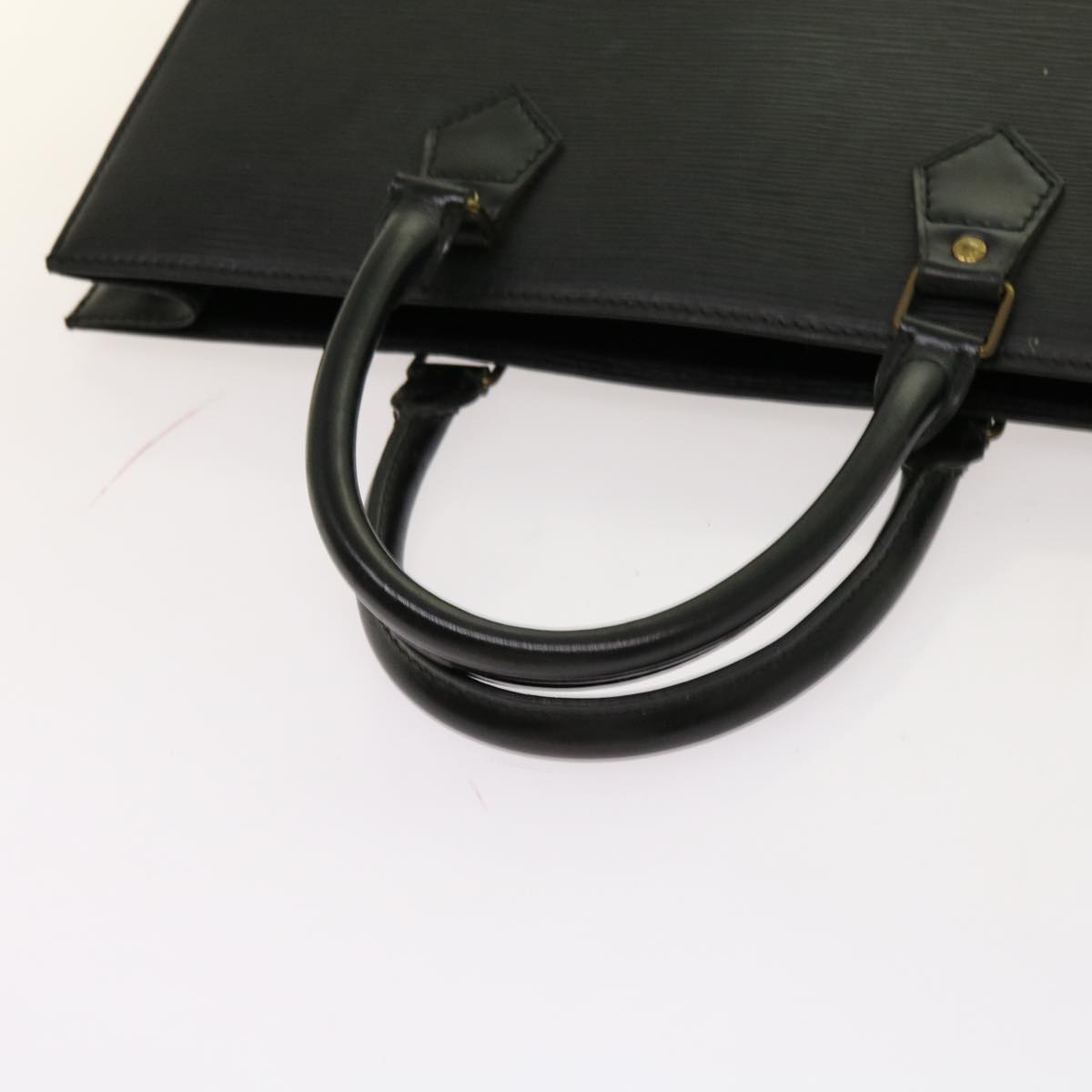 LOUIS VUITTON Epi Sac Plat Hand Bag Black M59082 LV Auth
