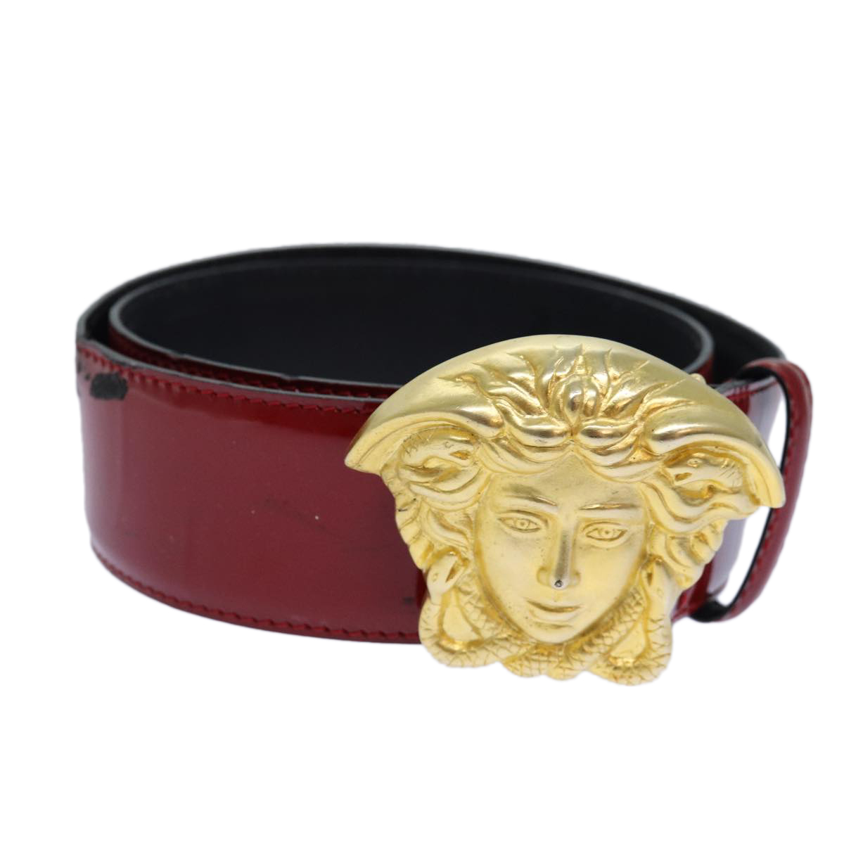 【関税＆送料込み】Versace 'Medusa' Belt. Versace Allover La Medusa Belt 1.2