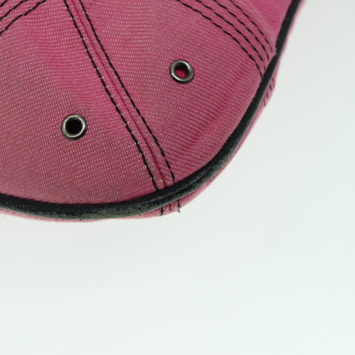 BURBERRY Blue Label Tote Bag Canvas Leather Pink Black BURBERRY Blue Label Tote Bag Canvas Leather Pink Black