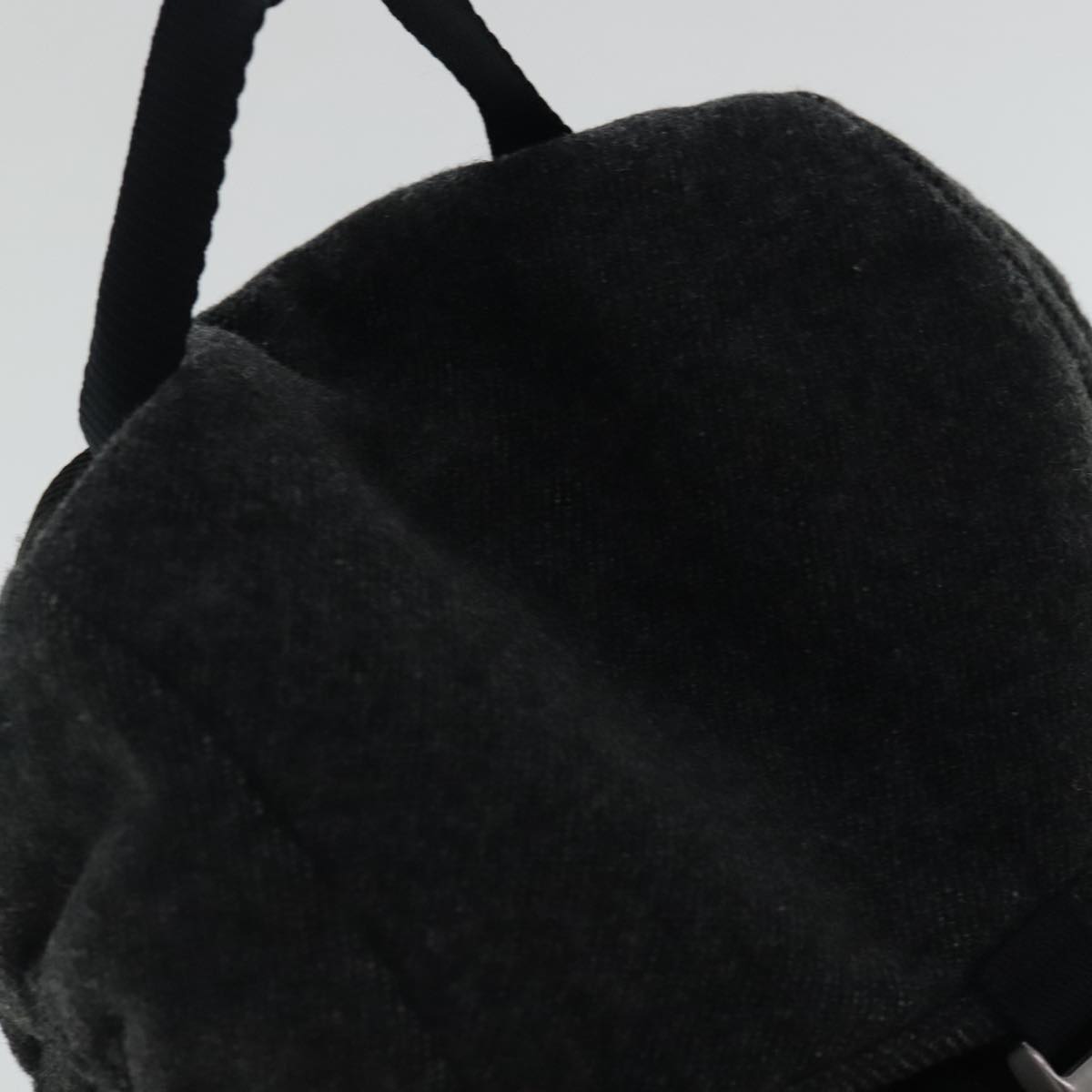PRADA Backpack Wool Gray Silver Auth bs19226 | eBay