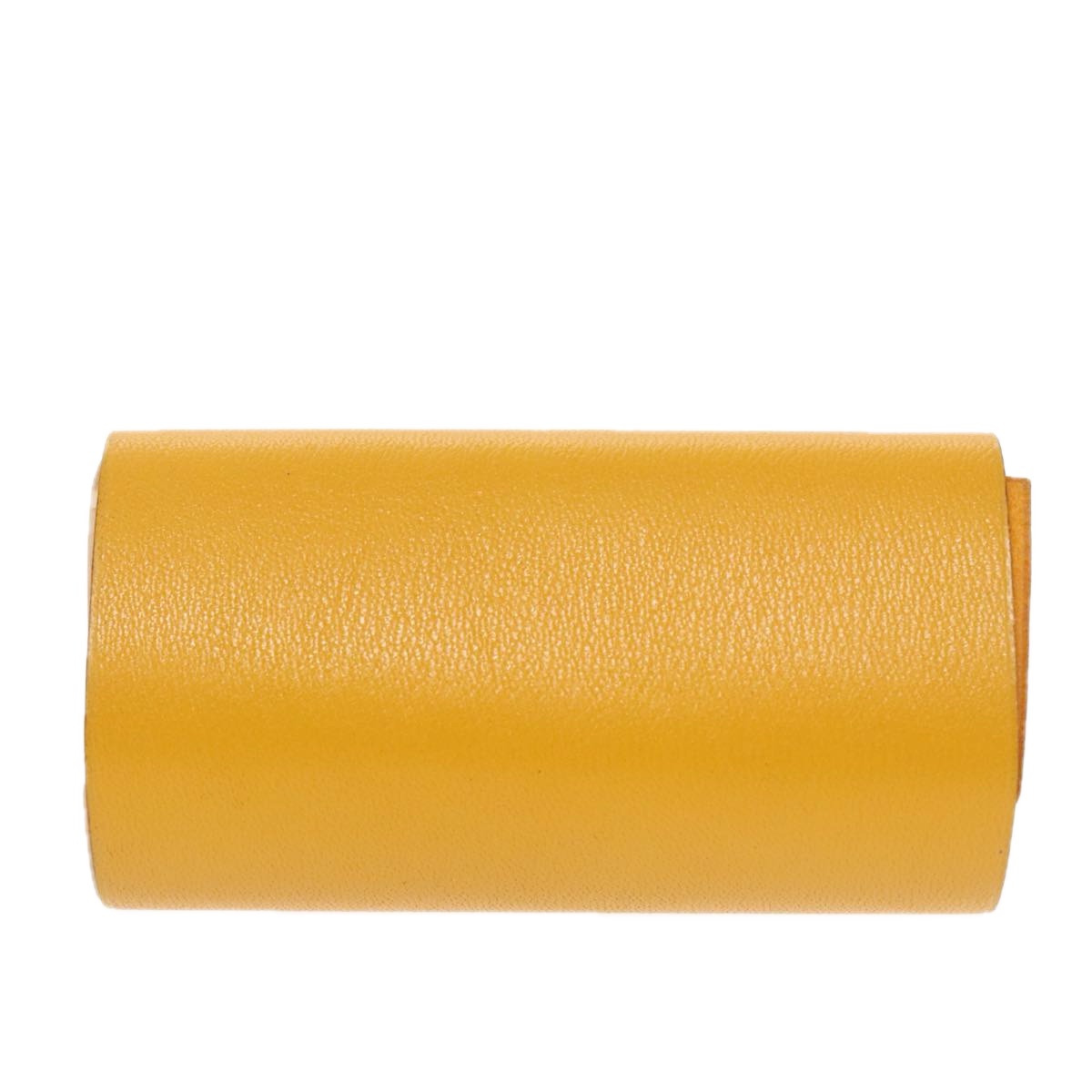 HERMES Kaierure roll Note Cover Leather Yellow Auth bs19753 | eBay
