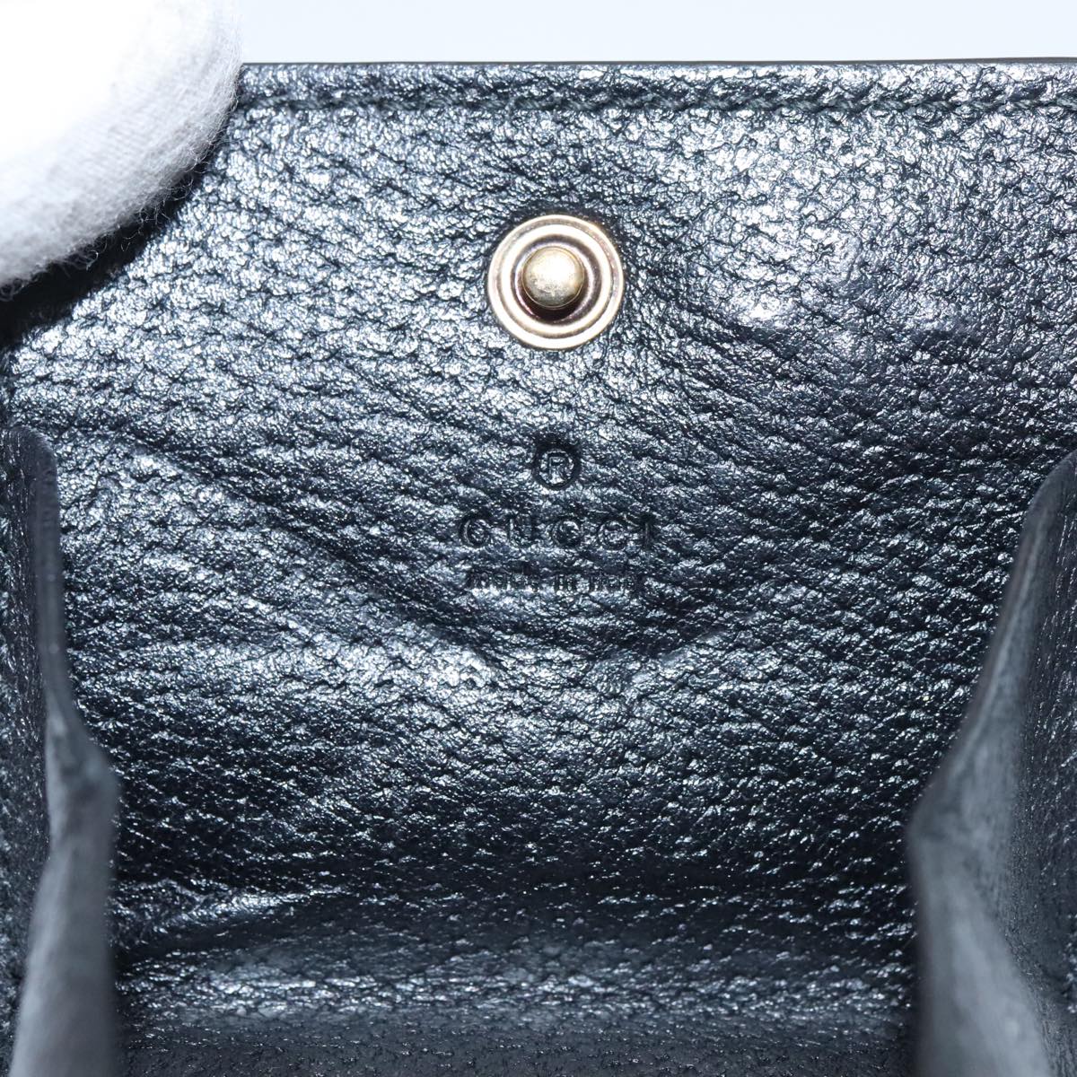 GUCCI Coin Purse Leather Black 473959 Auth bs20755 | eBay