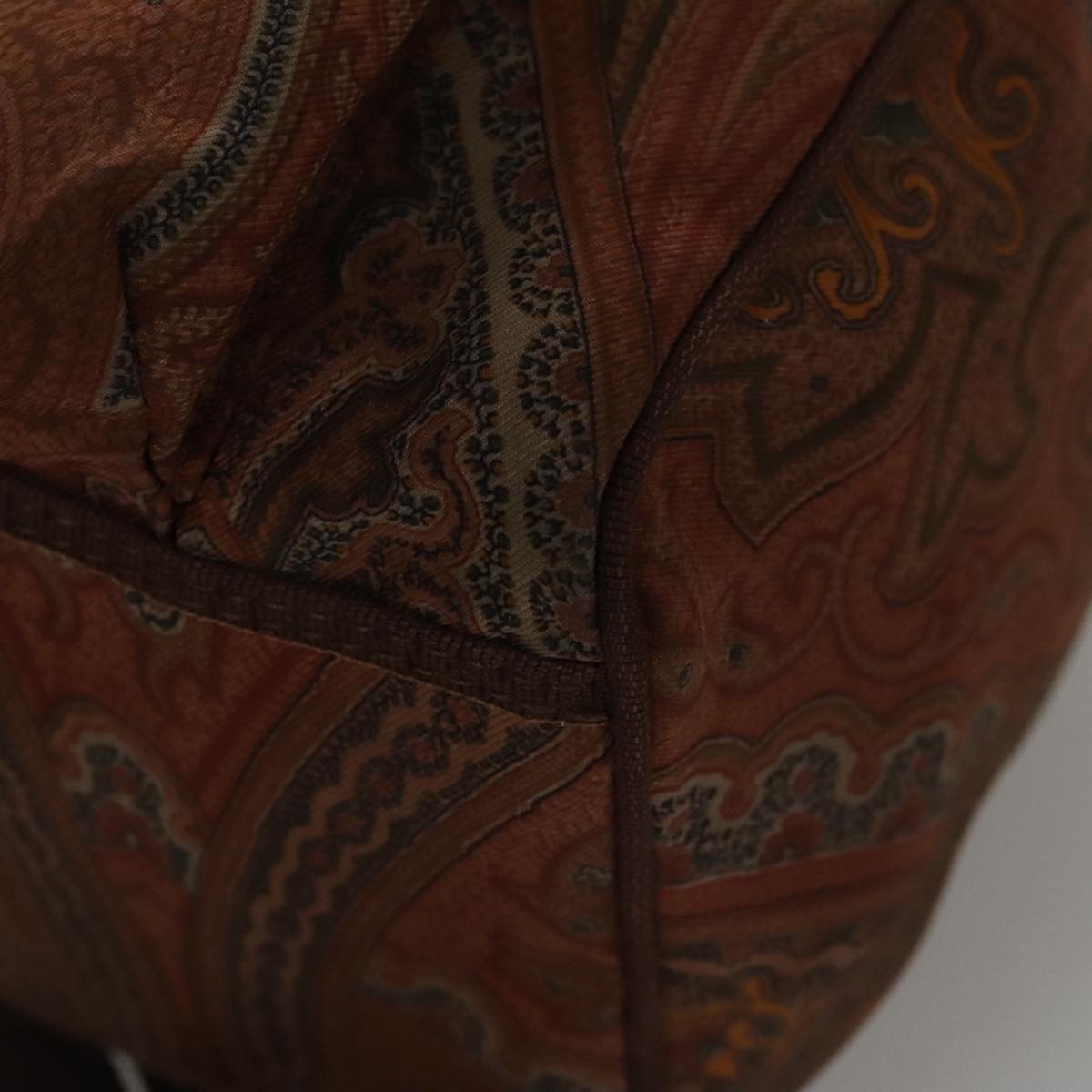 ETRO Paisley Backpack Nylon Brown Gold Auth bs21317 ETRO Paisley Jacquard Mini Backpack - Consigned Designs main image 3