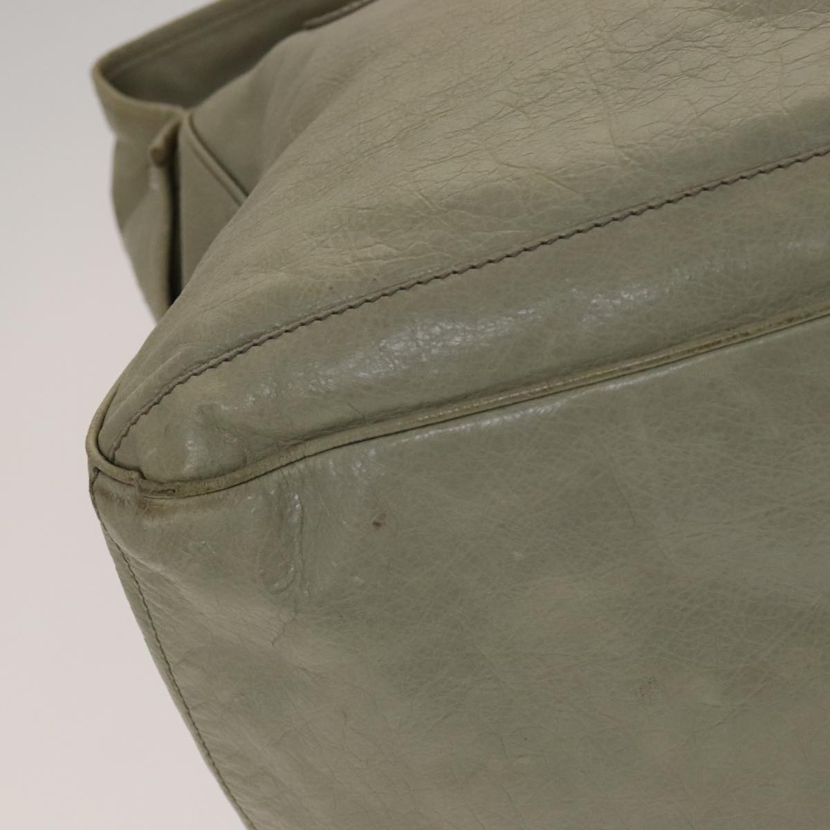 BALENCIAGA Classic Bridge Shoulder Bag Leather Beige 272408 BALENCIAGA Classic Bridge Shoulder Bag Leather Beige 272408