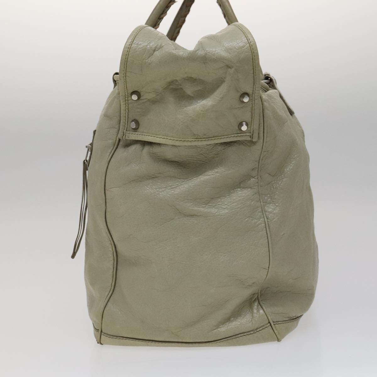 BALENCIAGA Classic Bridge Shoulder Bag Leather Beige 272408 BALENCIAGA Classic Bridge Shoulder Bag Leather Beige 272408