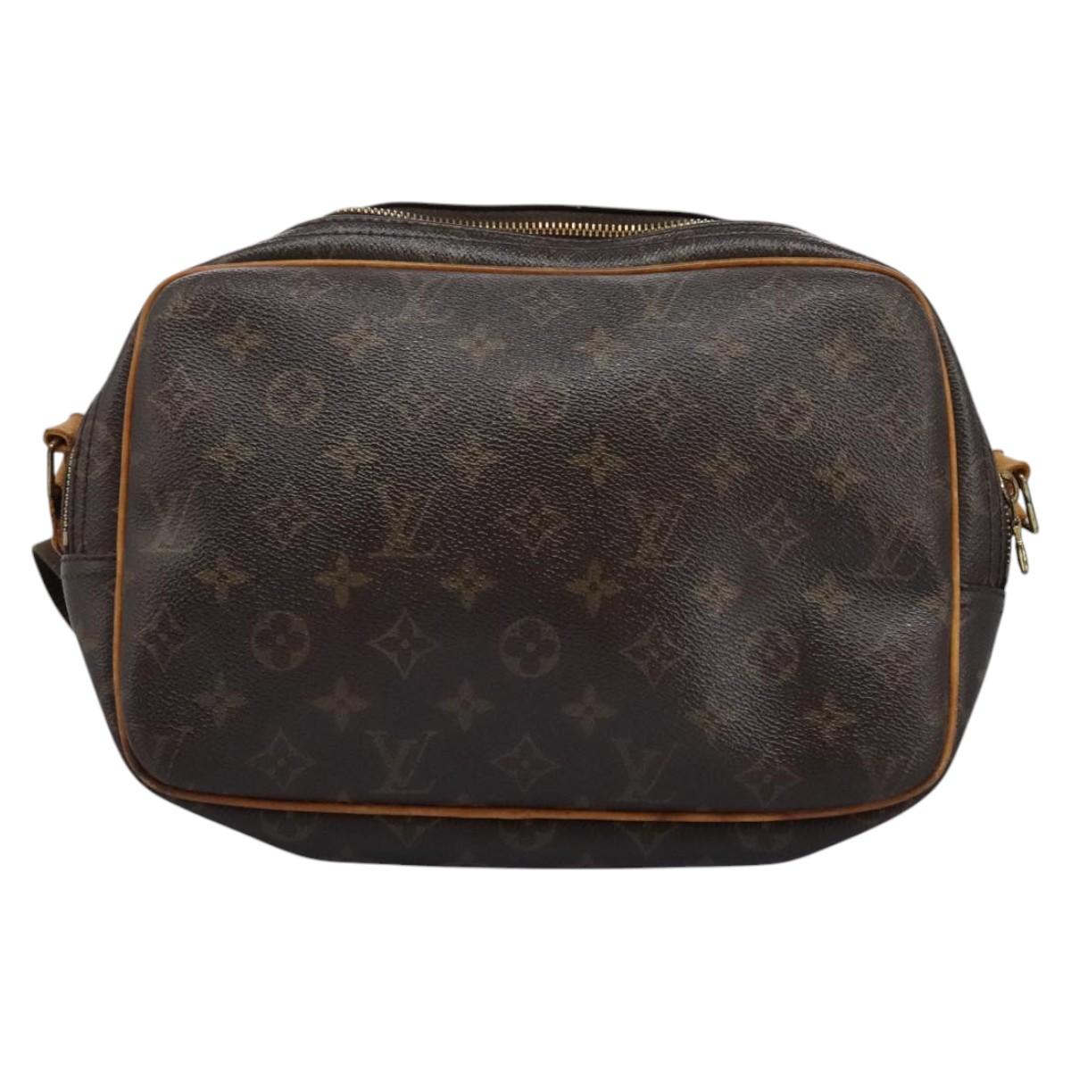 LOUIS VUITTON Monogram Reporter PM Shoulder Bag M45254 LV Auth