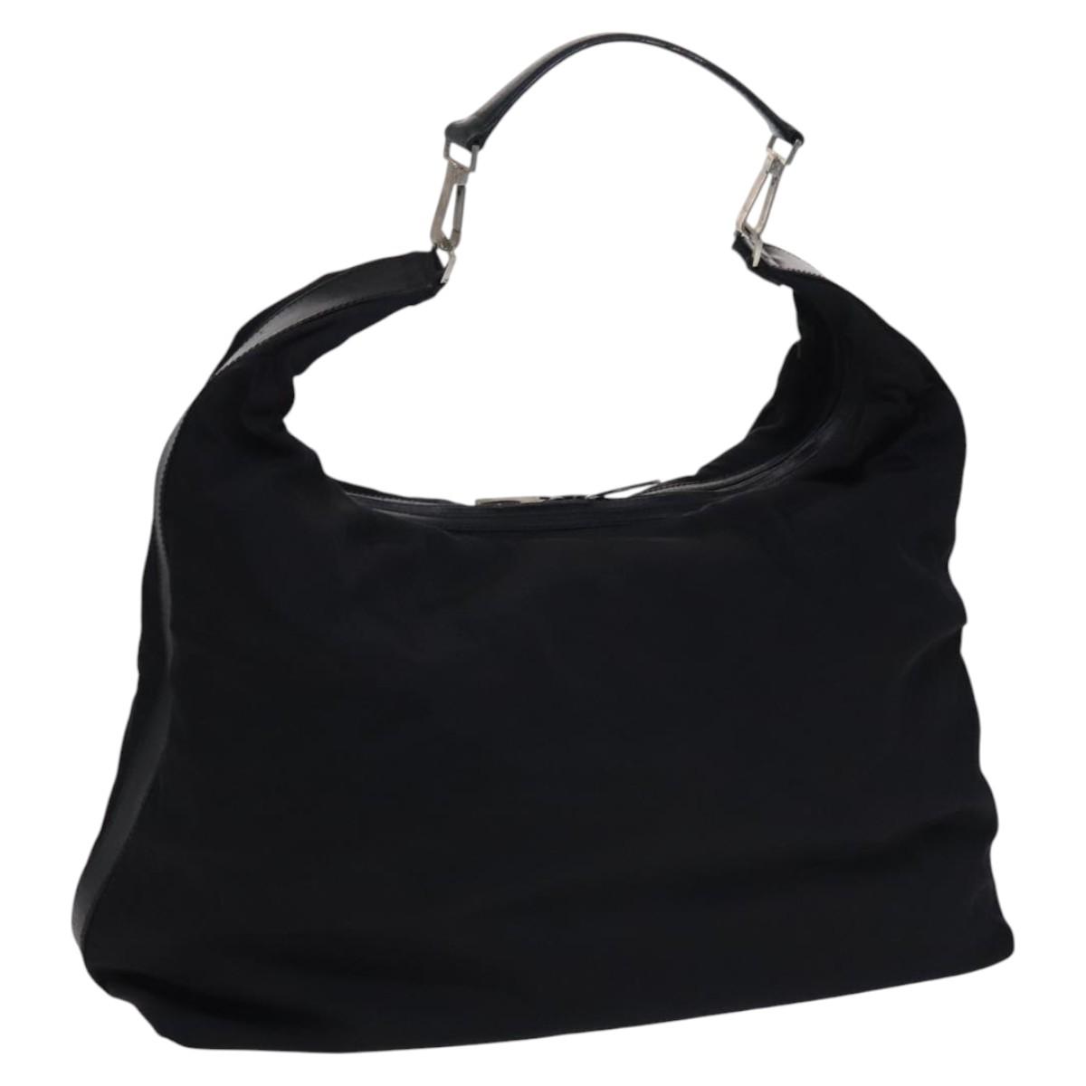 ショルダーバッグ・ポシェット Connie Belted Big Shoulder Bag Nylon Black black zipped nylon shoulder bag