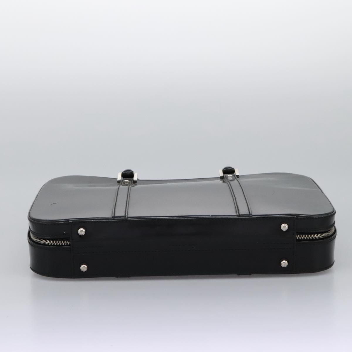 GUCCI Business Bag Enamel Black Auth bs23505 | eBay