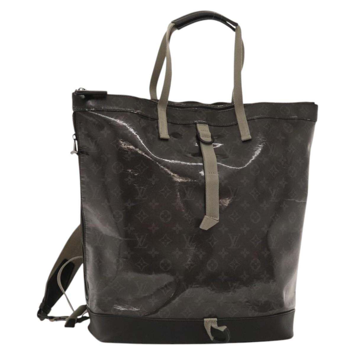 LOUIS VUITTON Monogram Eclipse Glaze Zipped Tote Backpack LV Auth LOUIS VUITTON Monogram Eclipse Glaze Zipped Tote Backpack  main image 3