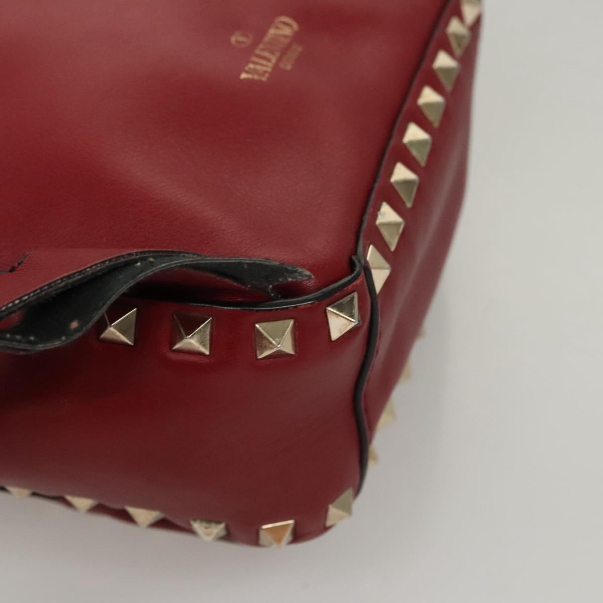 VALENTINO Backpack Leather Red Auth bs23660V | eBay display picture 2