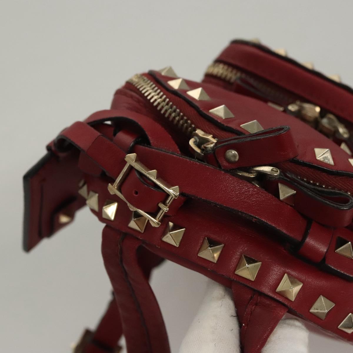 VALENTINO Backpack Leather Red Auth VALENTINO Backpack Leather Red Auth bs23660V | eBay main image 2