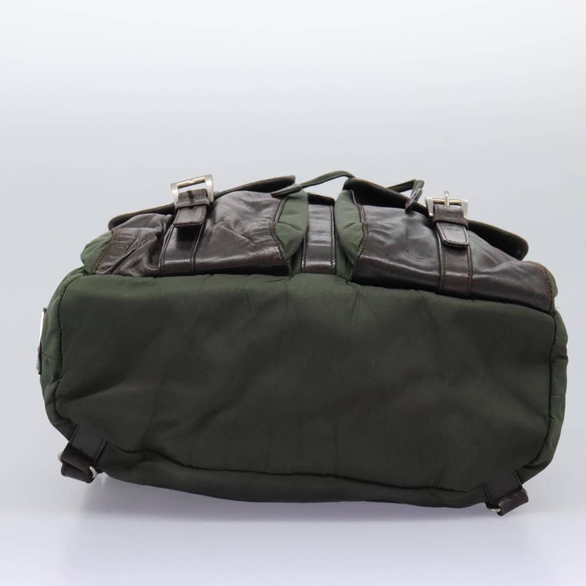 PRADA Backpack Nylon Khaki Auth bs23722 | eBay