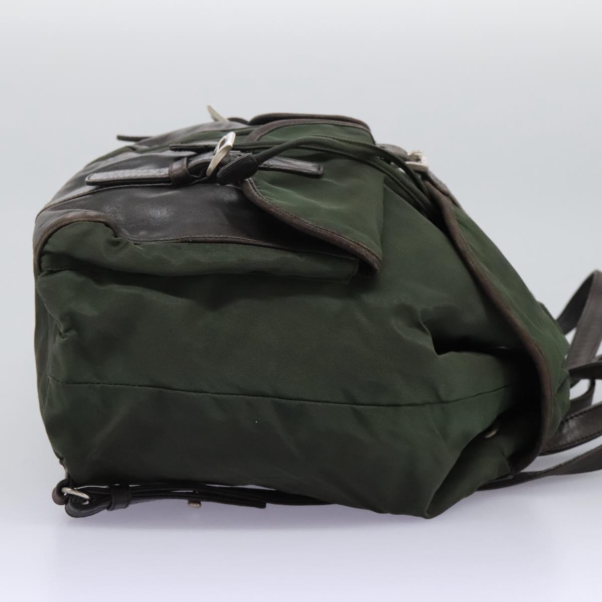 PRADA Backpack Nylon Khaki Auth bs23722 PRADA Backpack Nylon Khaki Auth bs23722 | eBay main image 4