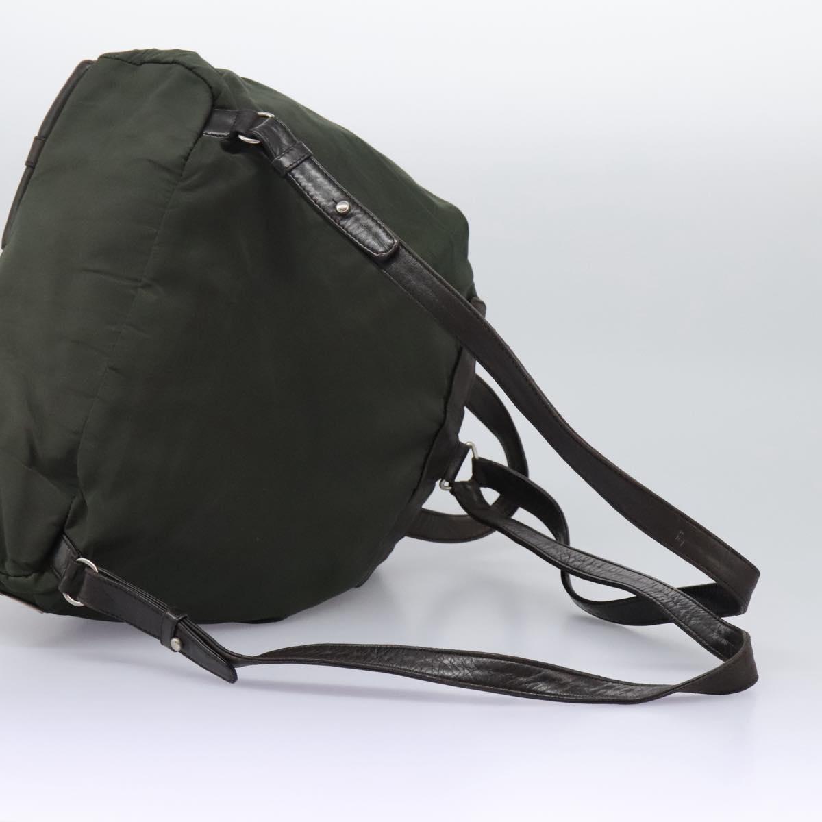 PRADA Backpack Nylon Khaki Auth bs23722 | eBay display picture 2