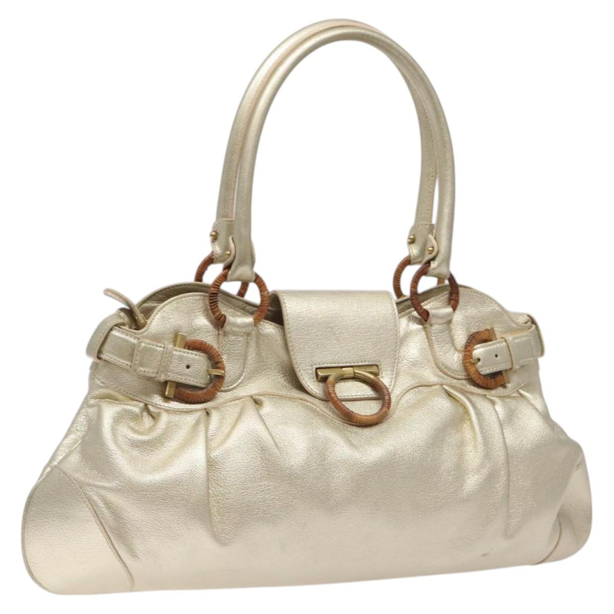 バッグ Salvatore Ferragamo LEATHER HAND BAG Ferragamo Studio soft bag (M) - Women | Ferragamo