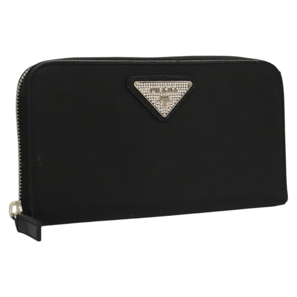 PRADA ブラック 長財布 PRADA Long Wallet Nylon Black Auth bs24726 | eBay