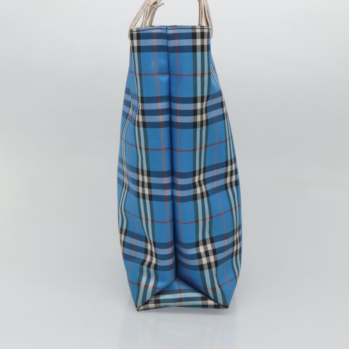 BURBERRY Nova Check Tote Bag Nylon Blue Auth bs25427 | eBay