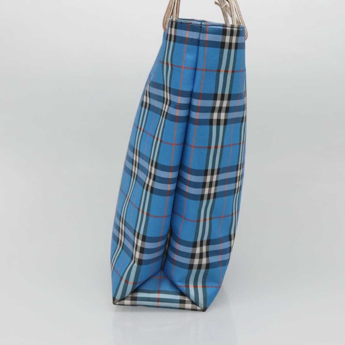 BURBERRY Nova Check Tote Bag Nylon Blue Auth bs25427 | eBay
