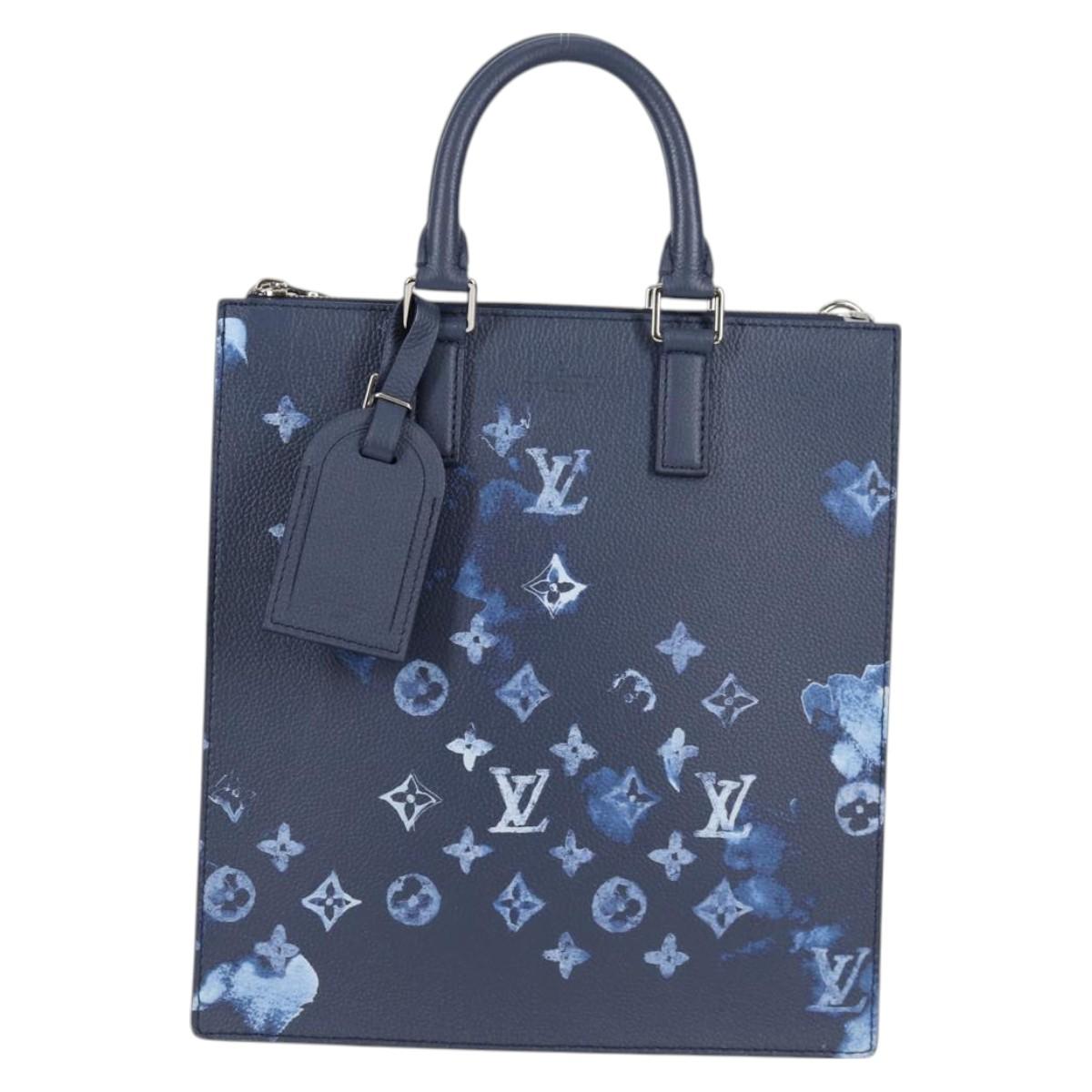 LOUIS VUITTON Water Color Sac Plat messenger Bag Blue M57843 LV