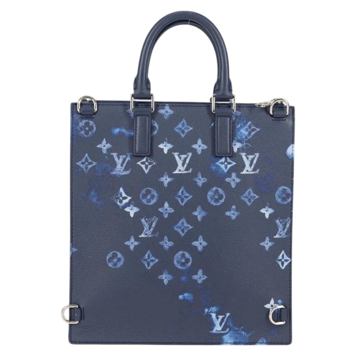 LOUIS VUITTON Water Color Sac Plat messenger Bag Blue M57843 LV
