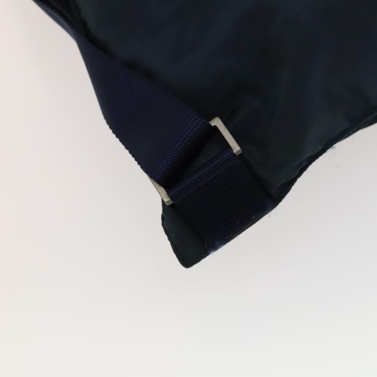 PRADA Backpack Nylon Blue Silver Auth bs26347 | eBay display picture 3