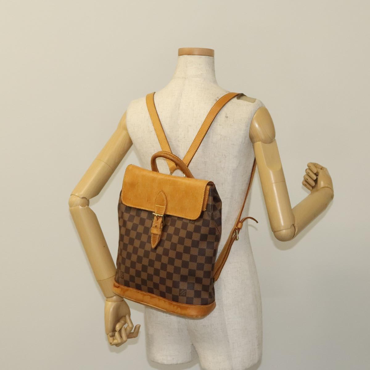 LOUIS VUITTON Damier Ebene Arlucan Backpack N99038 LV Auth  display picture 3