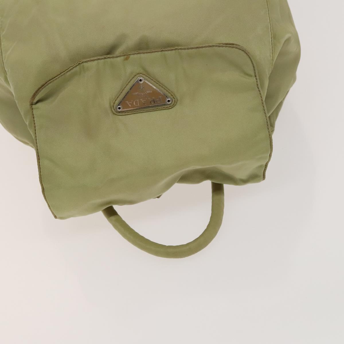 PRADA Backpack Nylon Beige Silver Auth bs27131 | eBay display picture 2