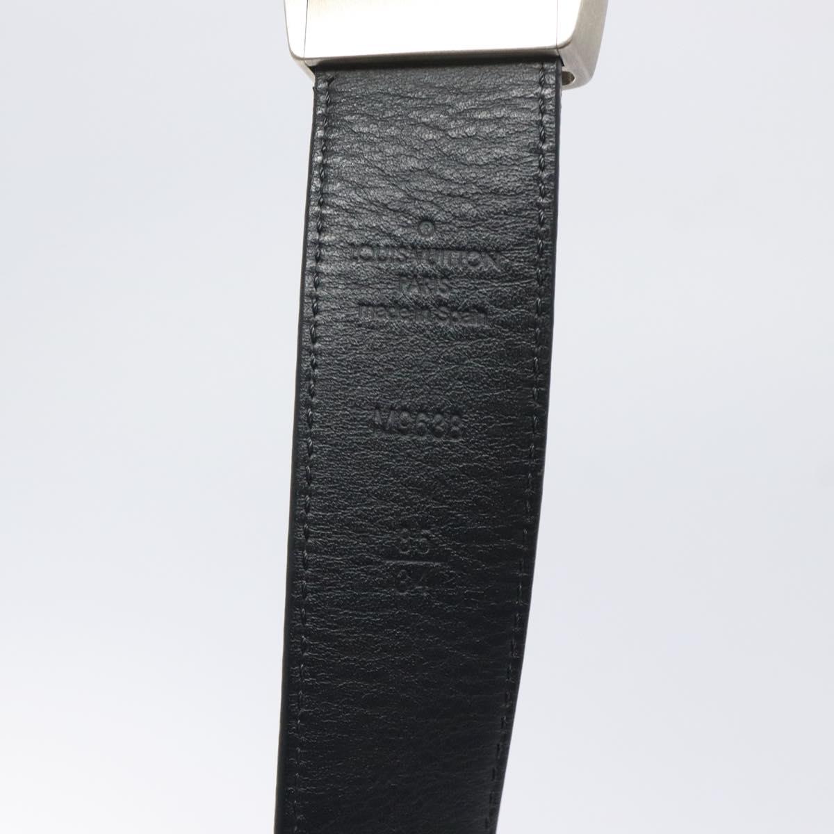 LOUIS VUITTON Damier Graphite CeintureLVBelt Belt 38.2\