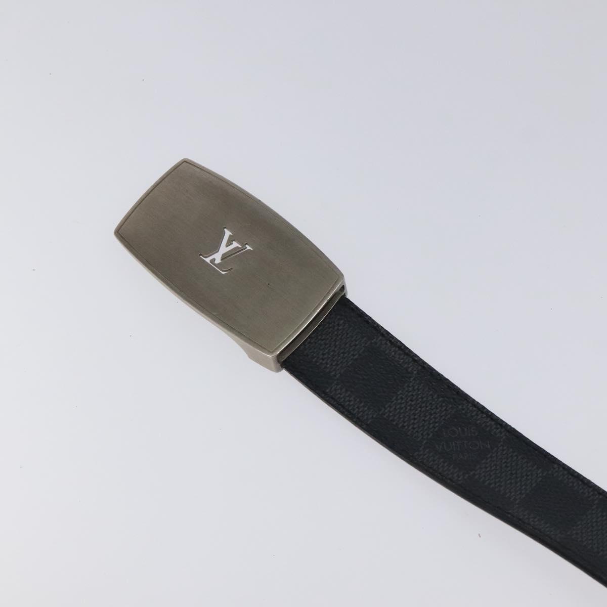 LOUIS VUITTON Damier Graphite CeintureLVBelt Belt 38.2 display picture 1