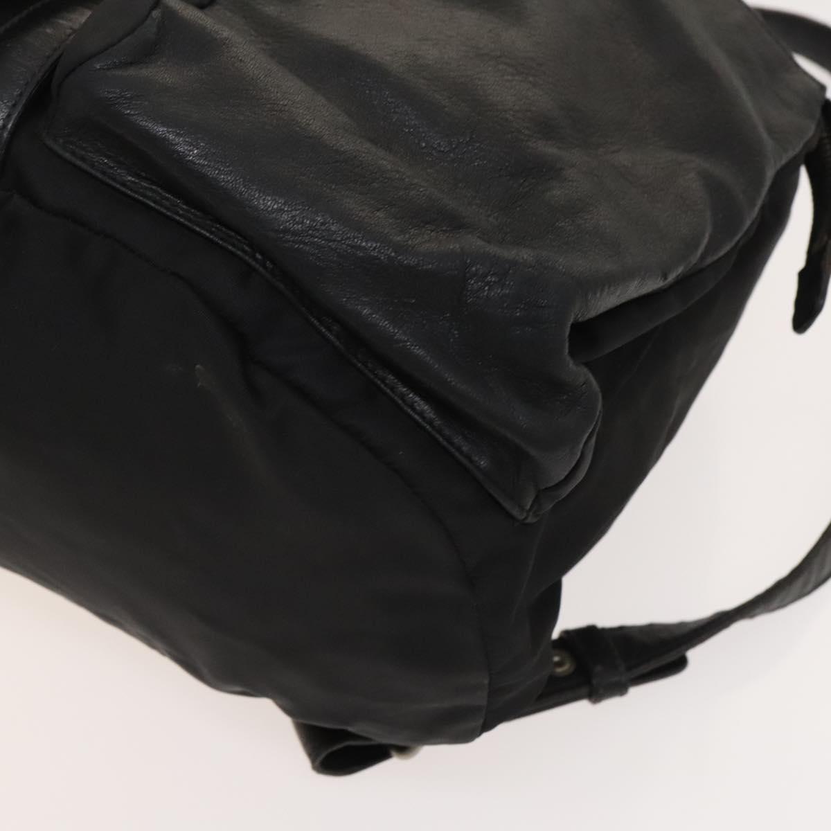 PRADA Backpack Nylon Black Silver Auth bs27860 PRADA Backpack Nylon Black Silver Auth bs27860 | eBay main image 2