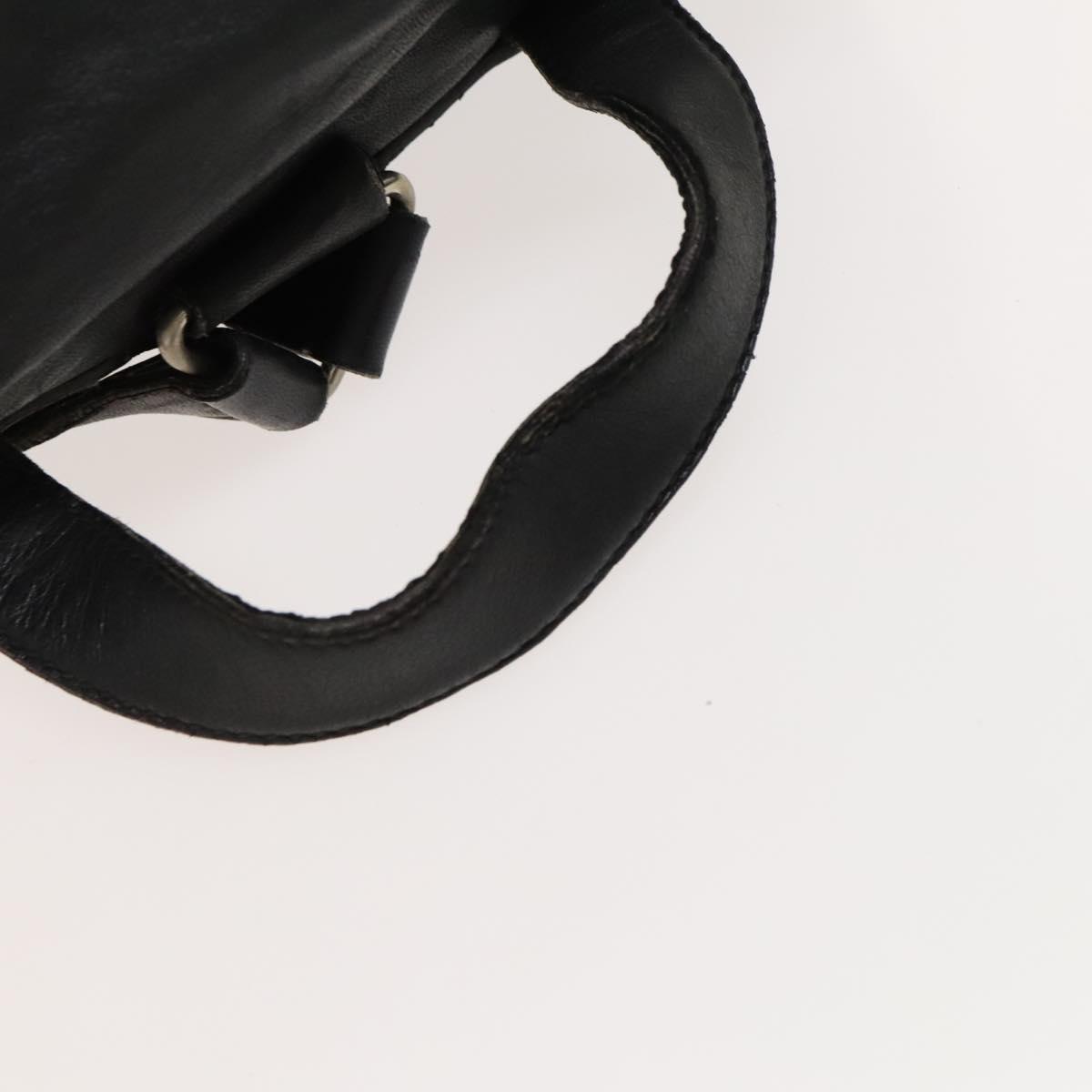 PRADA Backpack Nylon Black Silver Auth bs27860 PRADA Backpack Nylon Black Silver Auth bs27860 | eBay main image 3
