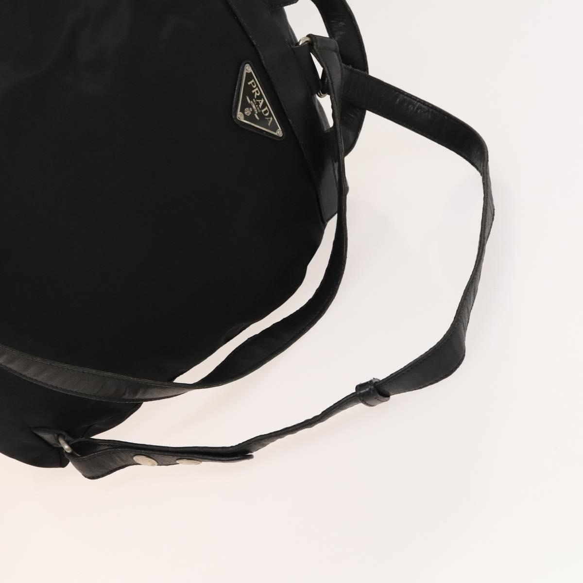 PRADA Backpack Nylon Black Silver Auth bs27860 PRADA Backpack Nylon Black Silver Auth bs27860 | eBay main image 4
