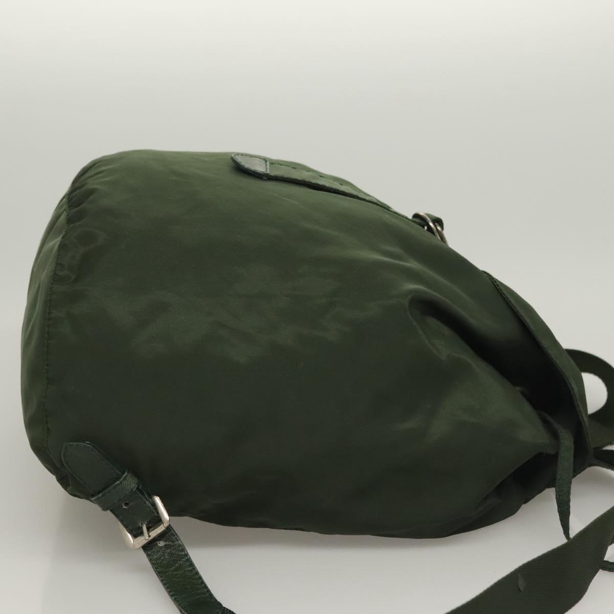 PRADA Backpack Nylon Khaki Silver Auth bs28214 | eBay UK display picture 2
