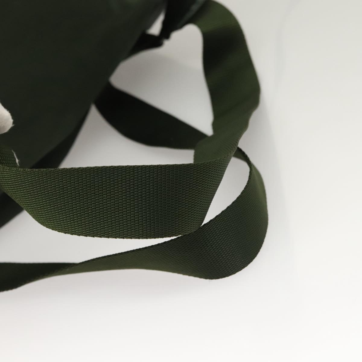 PRADA Backpack Nylon Khaki Silver Auth bs28214 | eBay display picture 1