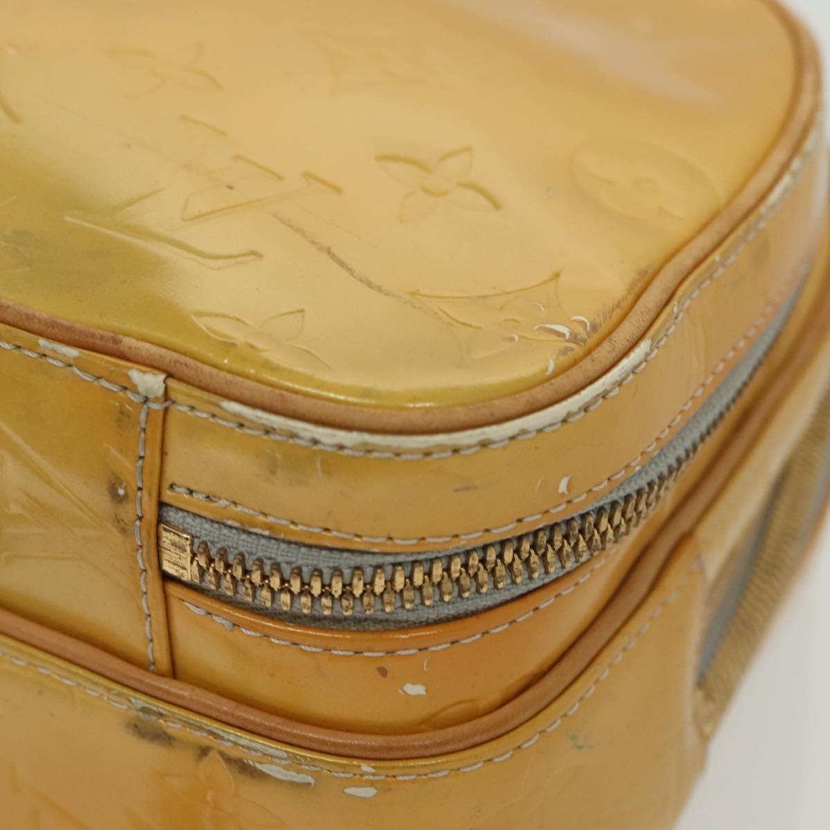 LOUIS VUITTON Monogram Vernis Marley Backpack Gris M91038 LV Auth