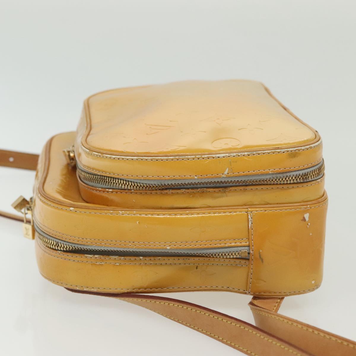 LOUIS VUITTON Monogram Vernis Marley Backpack Gris M91038 LV 