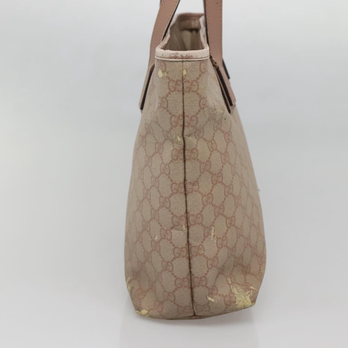 GUCCI GG Supreme Tote Bag PVC Beige Gold 211137 Auth bs29064 | eBay
