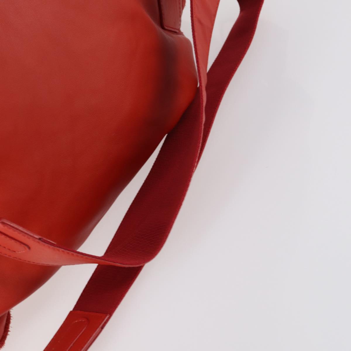 BALENCIAGA Backpack Suede Red Silver Auth bs29626 Handbag Balenciaga Red in Suede - 32296279 main image 2
