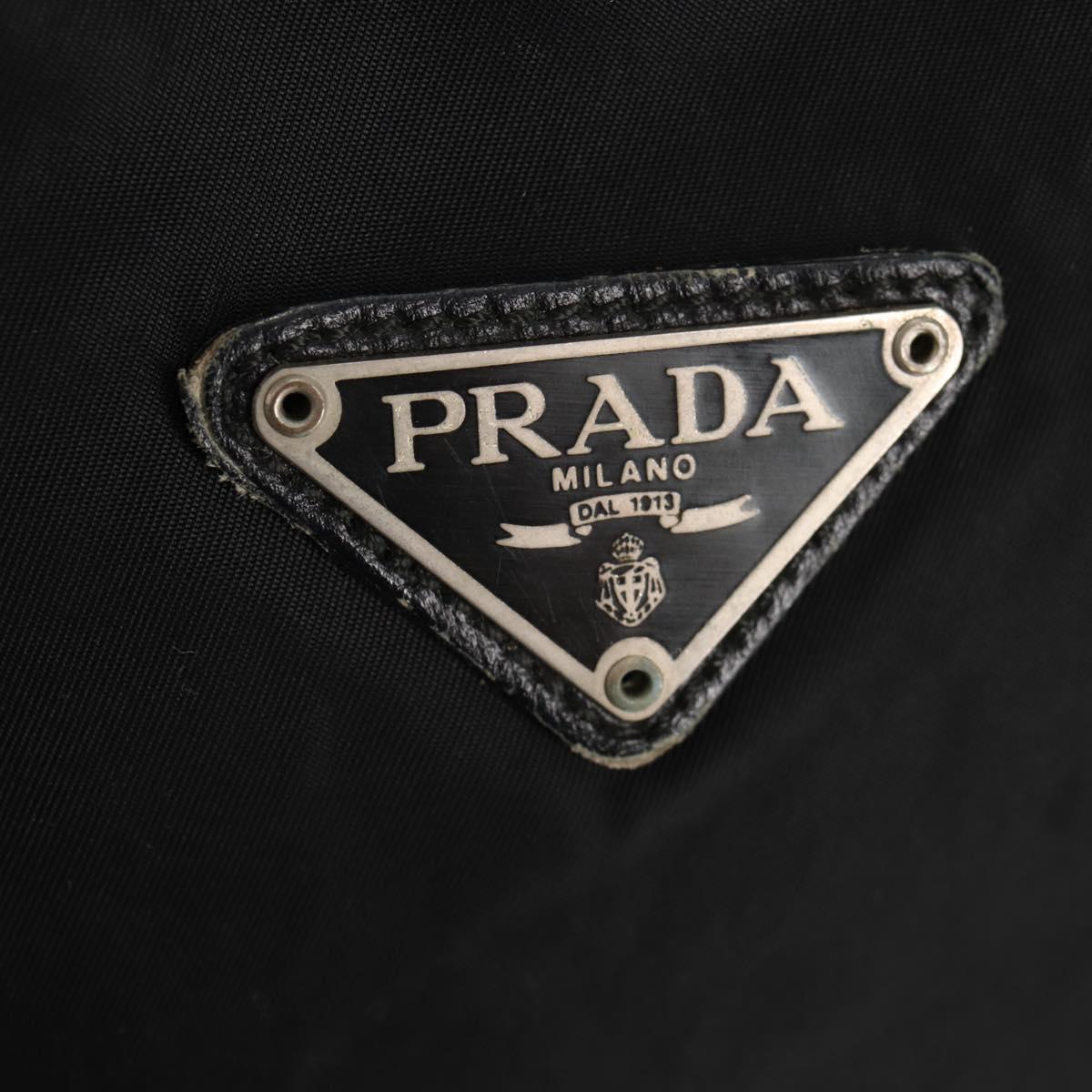 PRADA Backpack Nylon Black Silver Auth bs29965 PRADA Backpack Nylon Black Silver Auth bs29965 | eBay main image 3